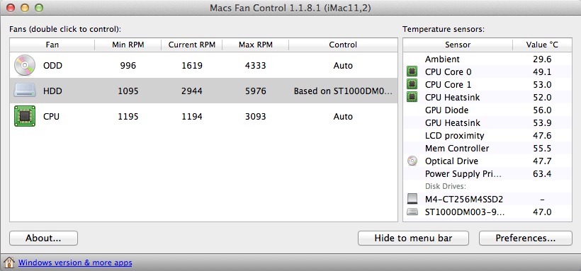 Macs Fan Control for Mac(ƻԷȿ)1.2.1.0 ٷ