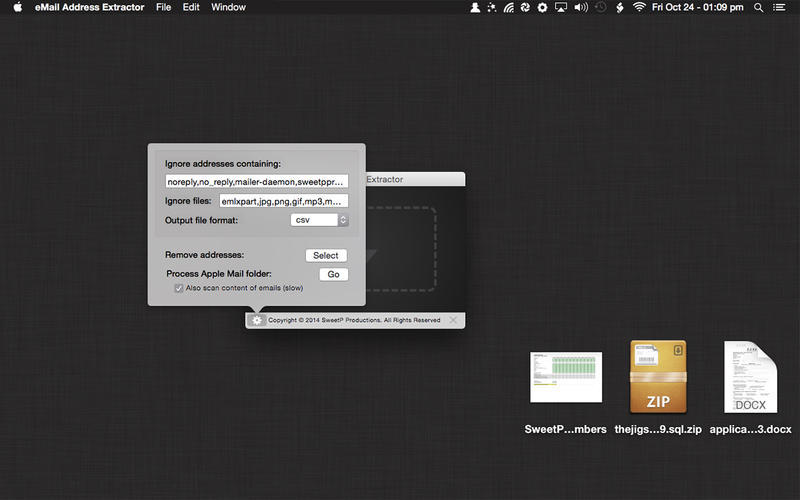 eMail Address Extractor for Macȡַ1.8.1