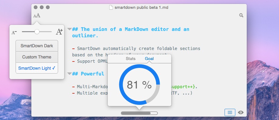 SmartDown Mac0.9 °