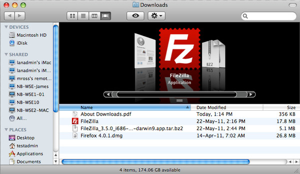 FileZilla for Mac3.10.1.1 ĺ