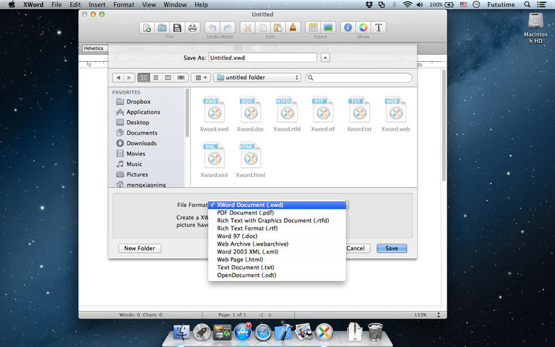 ĵX Word for Mac1.4 İ