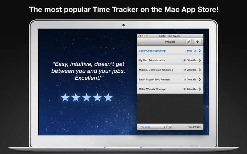 Caato Time Tracker for Mac1.1.5