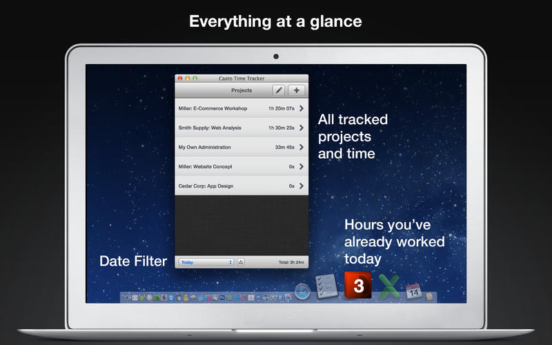 Caato Time Tracker for Mac1.1.5