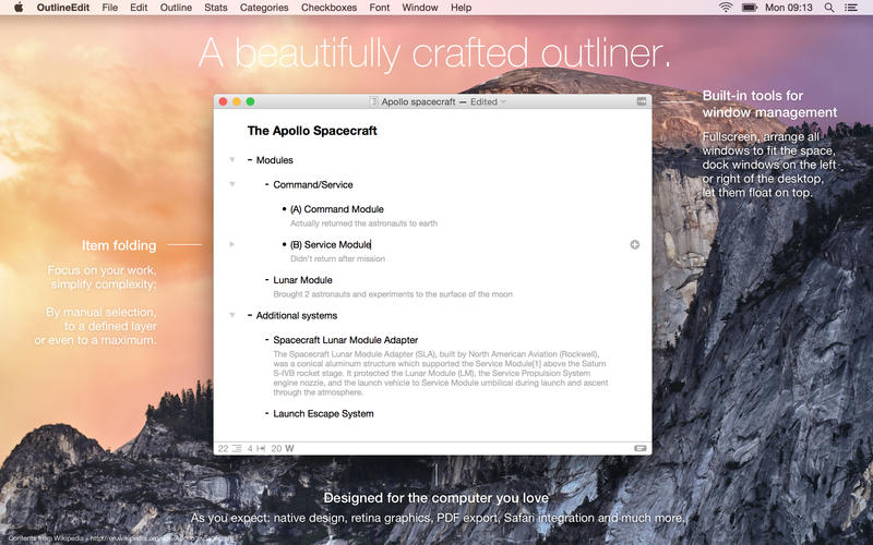 OutlineEdit for Mac1.3 ٷ