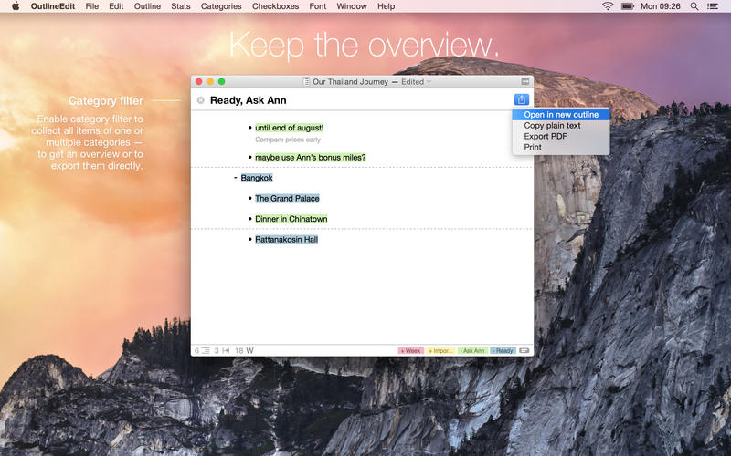 OutlineEdit for Mac1.3 ٷ