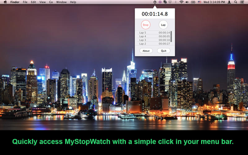 MyStopWatch for Mac(ʱ)1.0