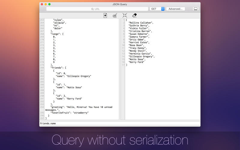 JSON Query for Mac1.4