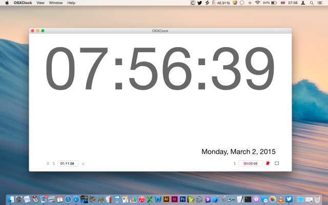 OSXClock for Mac1.2