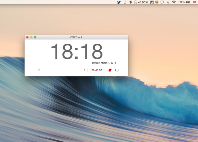 OSXClock for Mac1.2