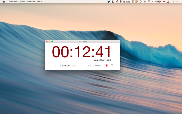 OSXClock for Mac1.2