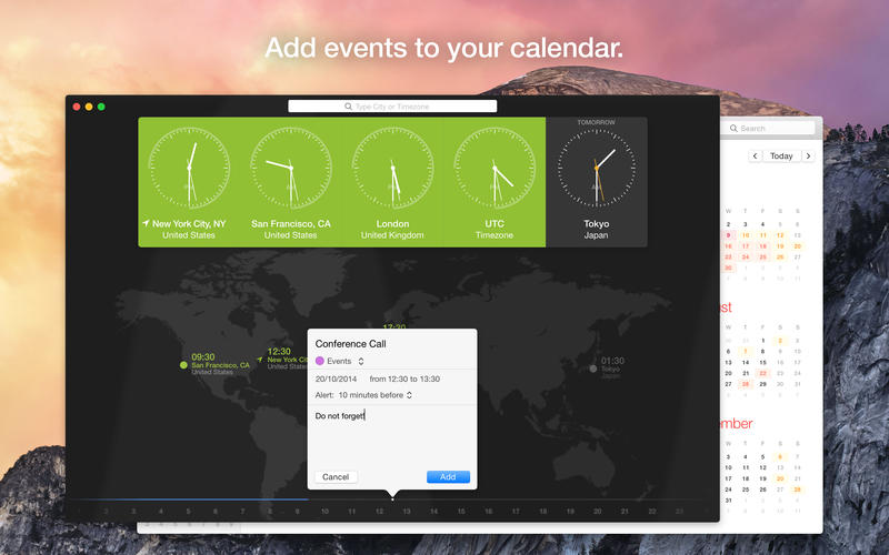 World Clock for Mac1.2.2