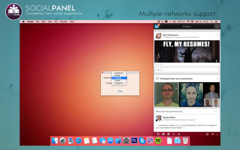 SocialPanel for Mac1.1