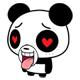 熊猫面团QQ表情 卡通动物QQ表情
