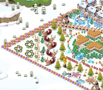 QQ阳光小镇圣诞装扮合集 小镇圣诞狂欢节