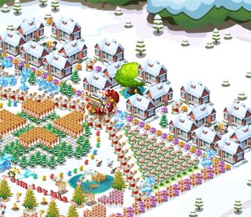 QQ阳光小镇圣诞装扮合集 小镇圣诞狂欢节