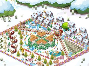 QQ阳光小镇圣诞装扮合集 小镇圣诞狂欢节