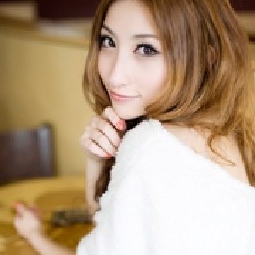 清纯美女QQ头像 180×180