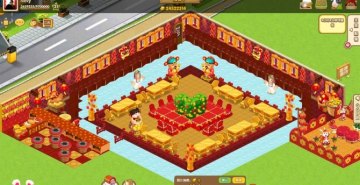 QQ餐厅创意装修 天神宴