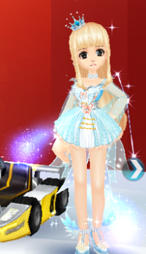 QQ飞车天秤座套装效果