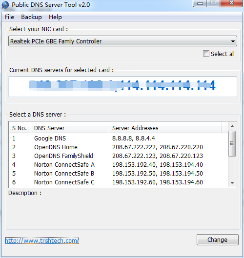 Public DNS Server Tool2.1 ɫ