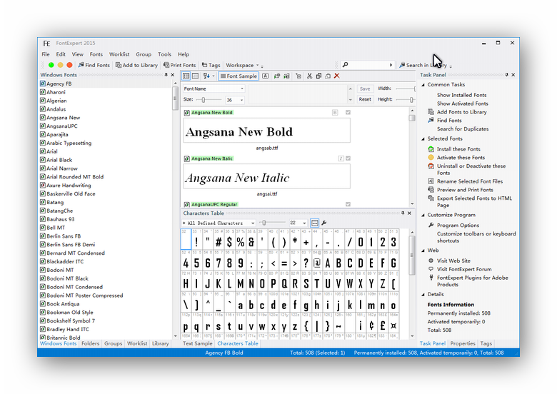 FontExpert 2021版v18.4 免费版