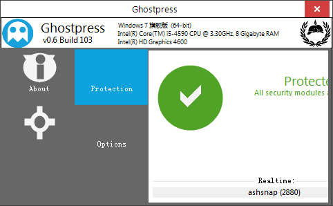 鰴Ghostpress0.6 build 103 °