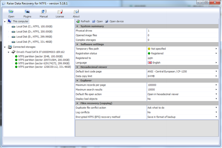 Raise Data Recovery for NTFS5.18.1 ƽ