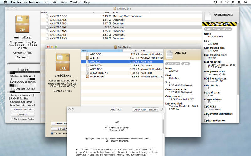 The Archive Browser for Mac1.10.1 ƽ