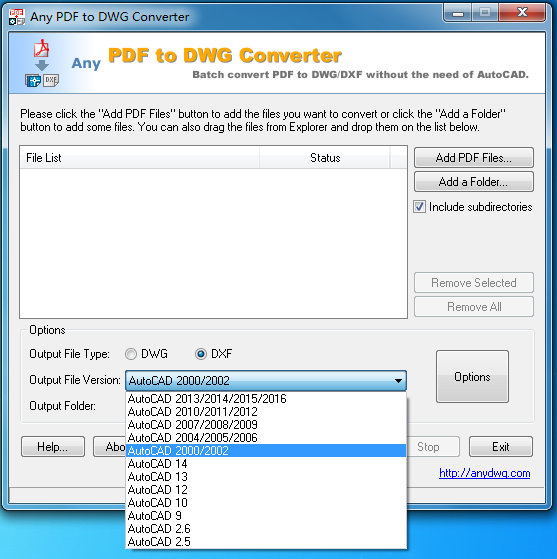 PDFתDWGAny Pdf to DWG2016.0.0 ƽ