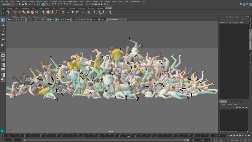 MAYAȺGolaem Crowdv4.3.1 for Maya ƽ