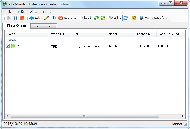 网站监控器SiteMonitor Enterprise3.63 破解版