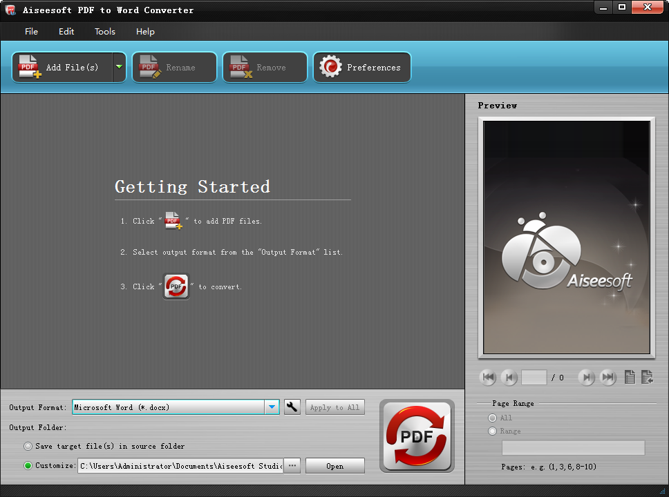 Aiseesoft PDF to Word Converter3.2.56 ƽ