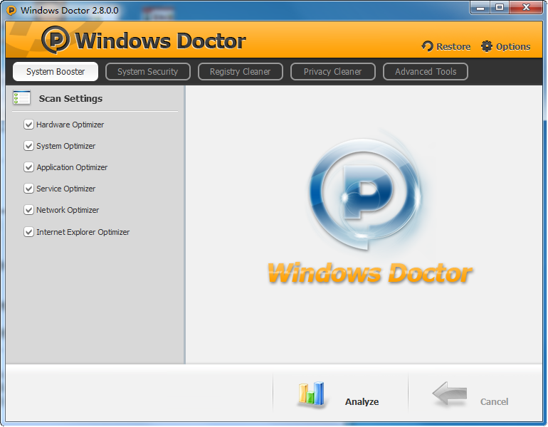 电脑医生Windows Doctor2.8.0.0 破解版