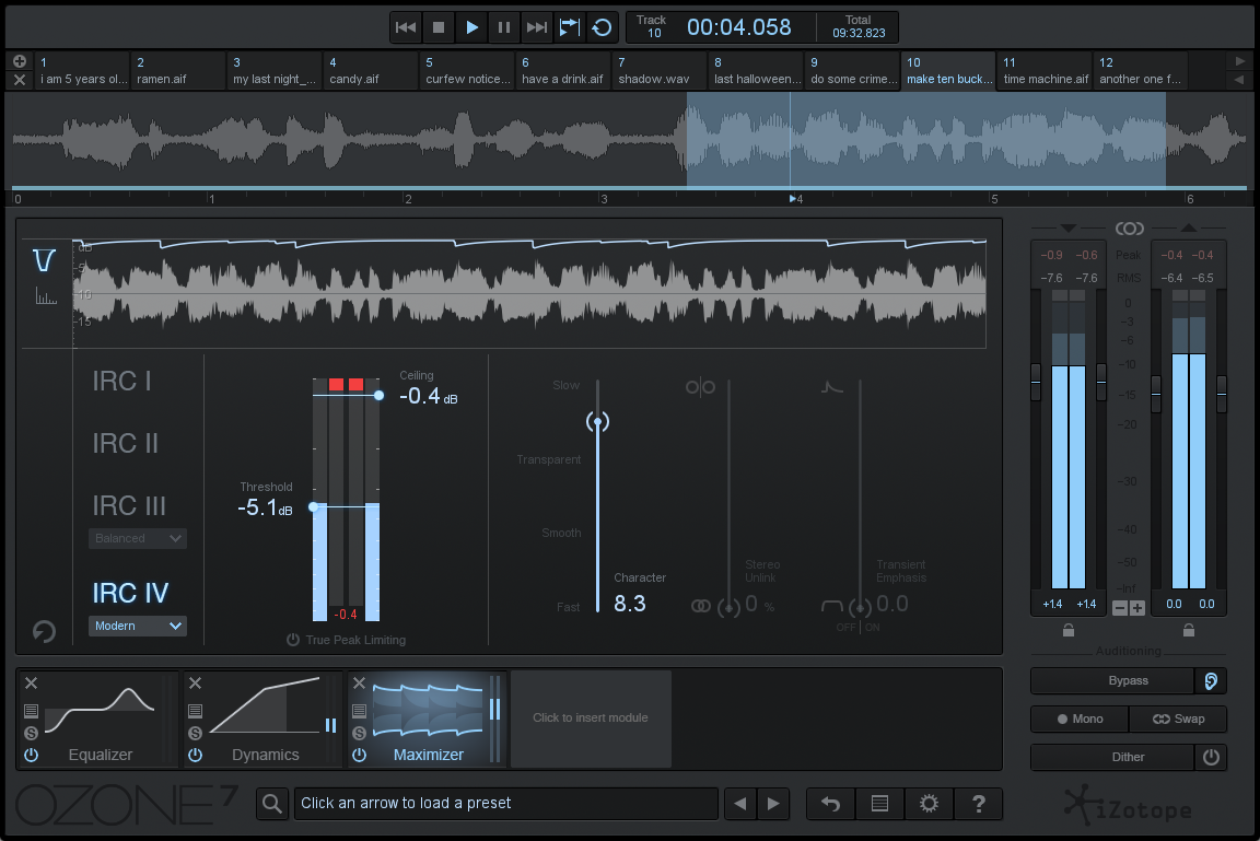 iZotope Ozone 7 Advanced MAC7.00 ƽ