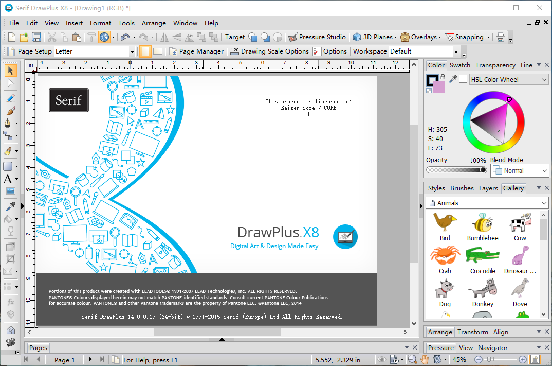 Serif DrawPlus X814.0.1.21 ƽ