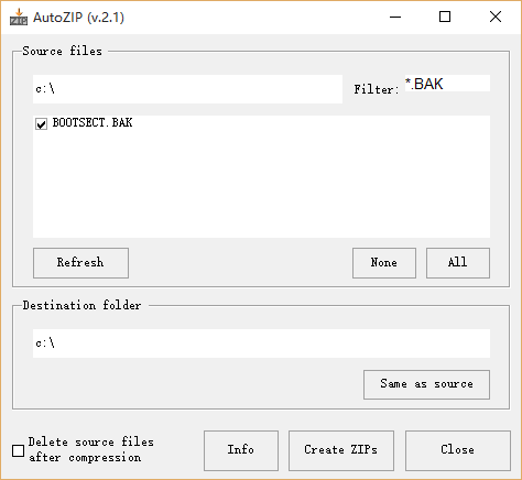 AutoZIP2.1.0 ٷ