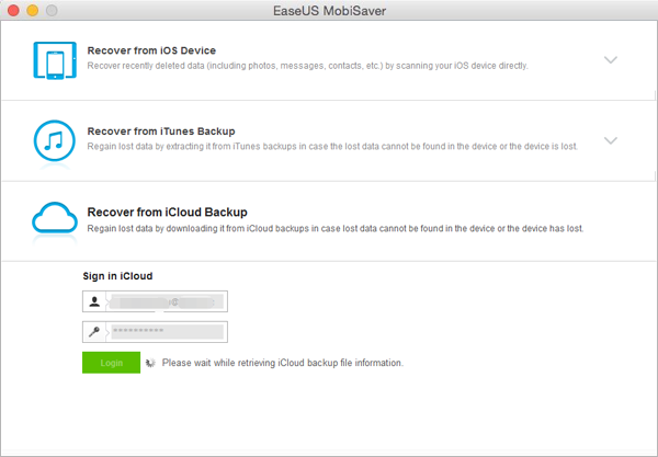 EaseUS MobiSaver for Mac5.0 Build 2014.12.08 ƽ