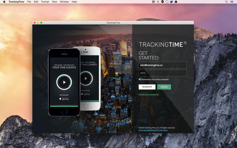 TrackingTime Mac1.5