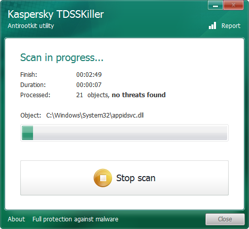 Kaspersky TDSSKiller3.1.0.6 ɫ