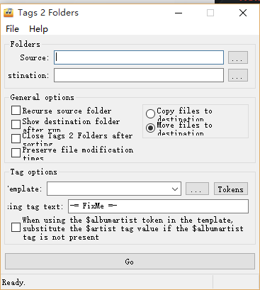 MP3ǩתļTags2Folders1.1.1 Ѱ