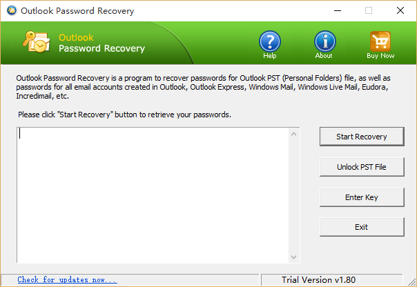 Outlook Password Recovery1.8.0 破解版