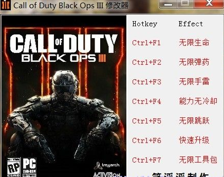 Call of Duty Black Ops III修改器2015.11.9 改进版