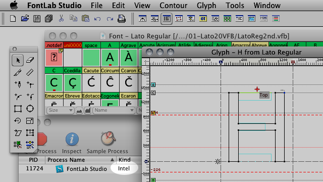 FontLab Studio Mac OS X5.1.5 ƽ