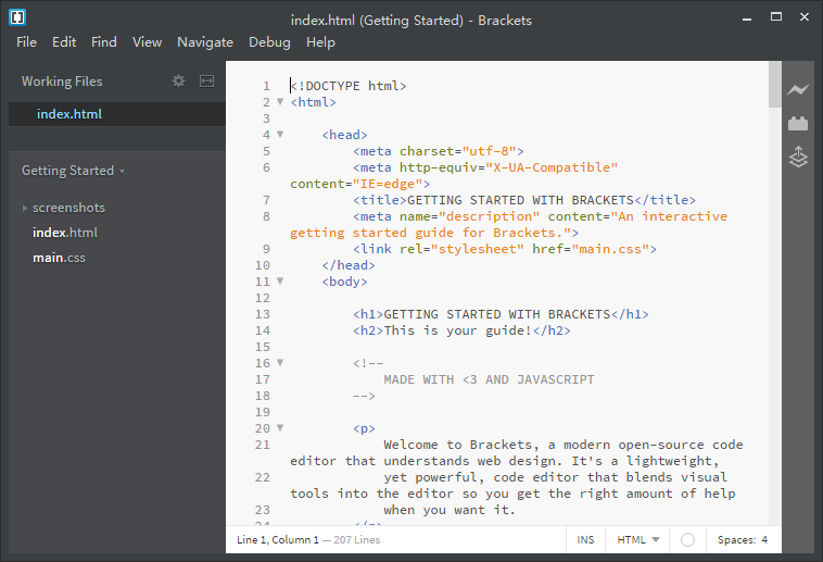 Brackets༭1.6 ɫ