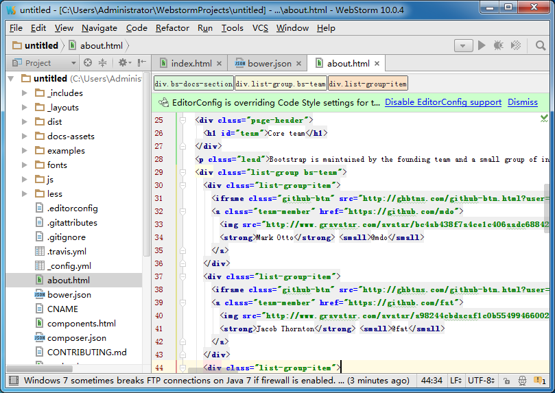 WebStorm 10v10.0.4 ٷ