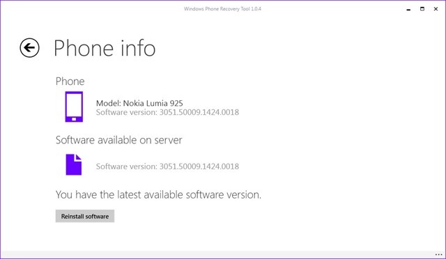 WindowsPhone Recovery Tool2.1.2 °
