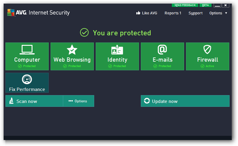 AVG Internet Security 2016 v5.1.3.1 °