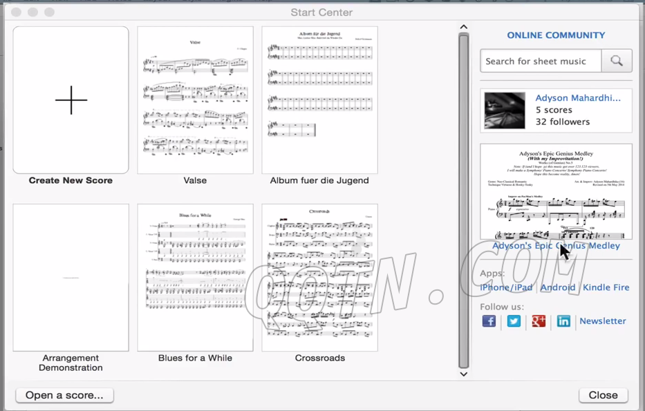 MuseScore 2 Mac2.0.2 °