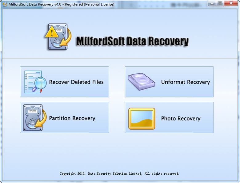 MilfordSoft Data Recovery4.0 ƽ