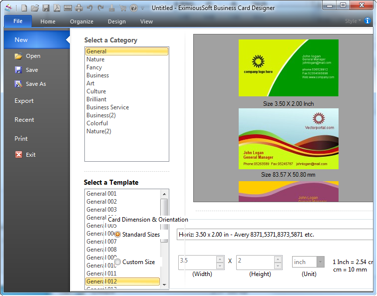 EximiousSoft Business Card Designer5.07 ƽ